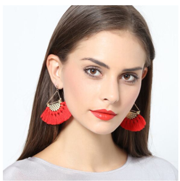 10 color size: 6cm*6.5cm brand earring princess earrings sector tassel earrings fashion ladys evening dangle party jewelry, Silver
10 color size: 6cm*6.5cm brand earring princess earrings sector tassel earrings fashion ladys evening dangle party jewelry, Silver