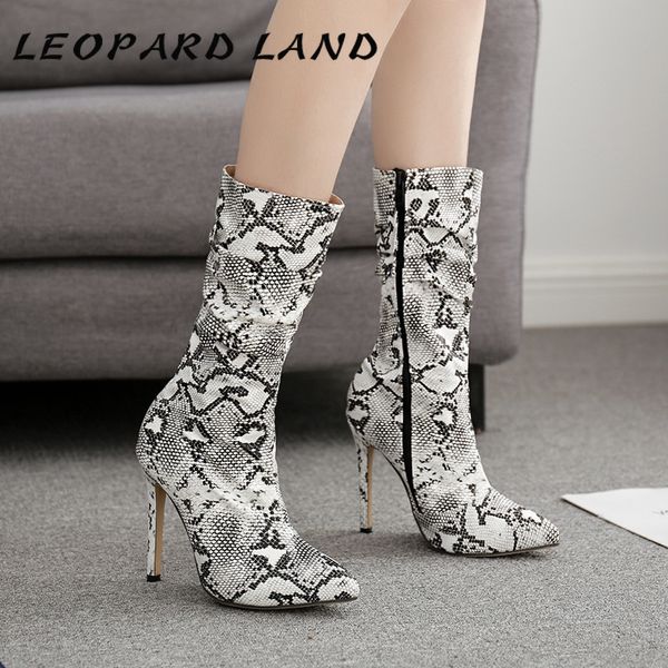 leopard land women zipper boot shoes woman snake-print wrinkled high-heeled short boots women's shoes zl-668-5, Black
leopard land women zipper boot shoes woman snake-print wrinkled high-heeled short boots women's shoes zl-668-5, Black