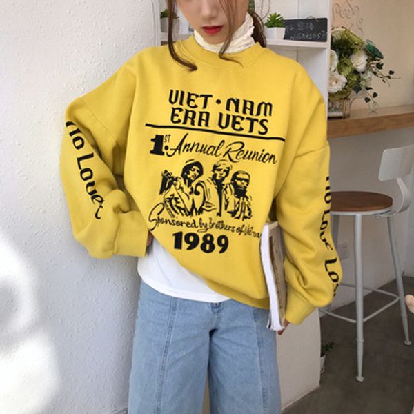 zoctuo 2019 autumn women o neck print sweatshirts fashion pullovers long sleeve annual reunion print, Black
zoctuo 2019 autumn women o neck print sweatshirts fashion pullovers long sleeve annual reunion print, Black
