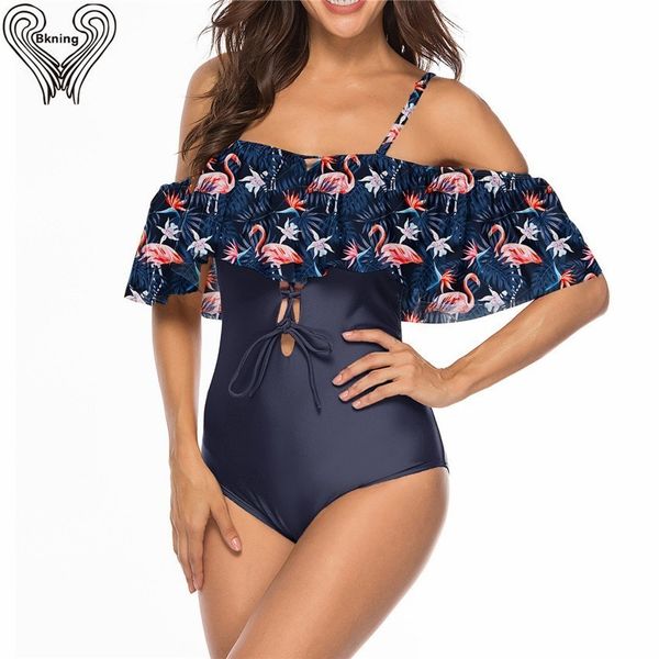 off the shoulder swim suit one piece swimwear women 2019 push up bathing suit flounce plus size monokini badpak may swimsuit, White;black
off the shoulder swim suit one piece swimwear women 2019 push up bathing suit flounce plus size monokini badpak may swimsuit, White;black