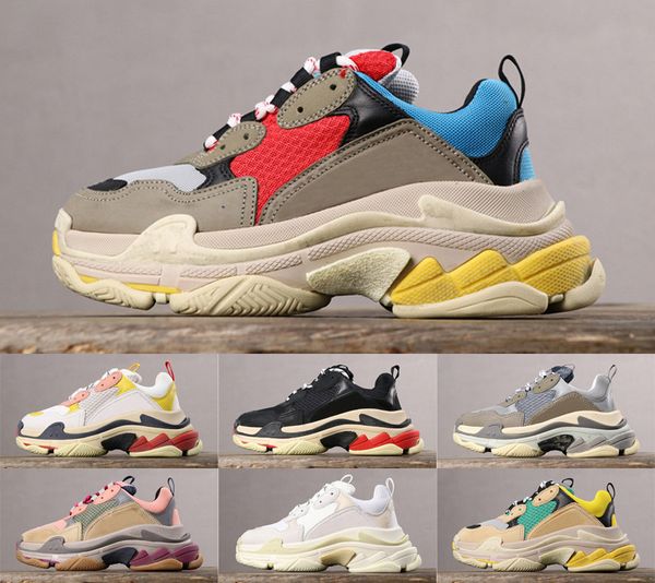 2019 triple s mens designer dad shoes fashion 17fw triple-s women casual shoes classical beige black white trainers chaussures
2019 triple s mens designer dad shoes fashion 17fw triple-s women casual shoes classical beige black white trainers chaussures