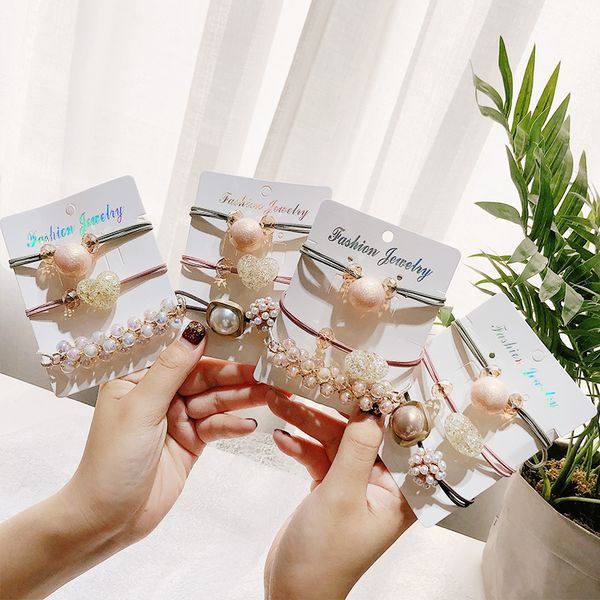 3pcs/set women elegant pearl heart elastic hair bands ponytail holder rubber bands scrunchies headbands fashion hair accessories
3pcs/set women elegant pearl heart elastic hair bands ponytail holder rubber bands scrunchies headbands fashion hair accessories