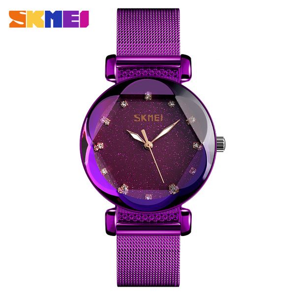 skmei sky stainless steel mesh bracelet watches for women crystal analog quartz wristwatches ladies sports dress clock, Slivery;brown
skmei sky stainless steel mesh bracelet watches for women crystal analog quartz wristwatches ladies sports dress clock, Slivery;brown
