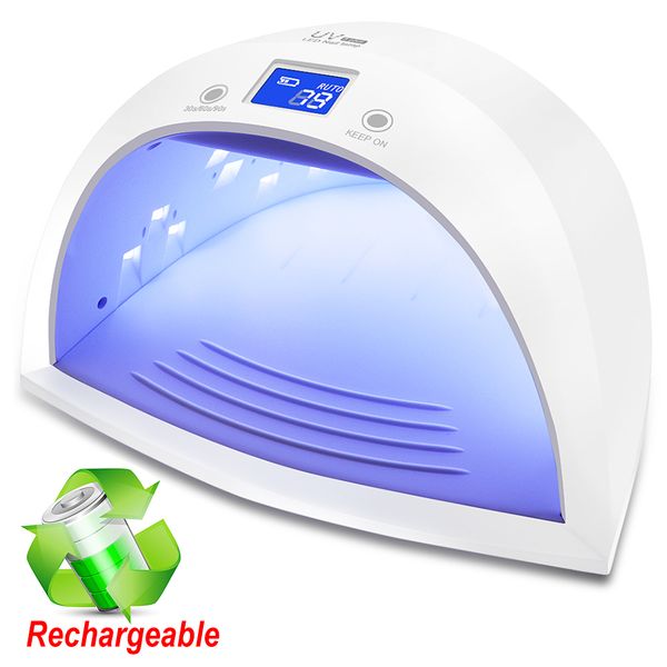60w rechargeable uv led lamp 27pcs leds nail dryer lamp for curing all types nail gels polish convenient to carry
60w rechargeable uv led lamp 27pcs leds nail dryer lamp for curing all types nail gels polish convenient to carry