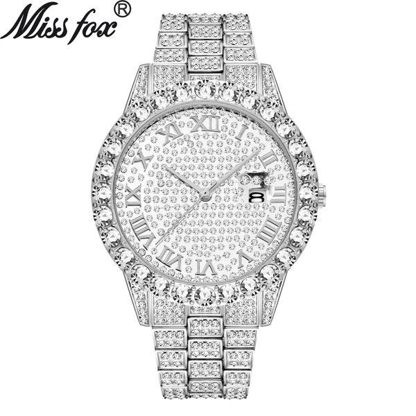 new european fashion waterproof luxury full diamond mens watch bracelet selling factory direct batch, Slivery;brown
new european fashion waterproof luxury full diamond mens watch bracelet selling factory direct batch, Slivery;brown