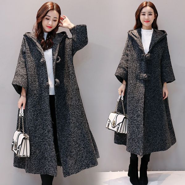 2019 trench autumn winter new outwear large size women's solid color was loose long windbreaker hooded coat female v494, Tan;black
2019 trench autumn winter new outwear large size women's solid color was loose long windbreaker hooded coat female v494, Tan;black