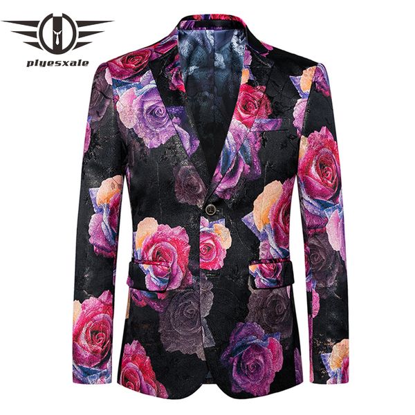 plyesxale floral blazer men autumn stylish blazers for men fashion printed blazer masculino slim fit casual suit jacket q406, White;black
plyesxale floral blazer men autumn stylish blazers for men fashion printed blazer masculino slim fit casual suit jacket q406, White;black
