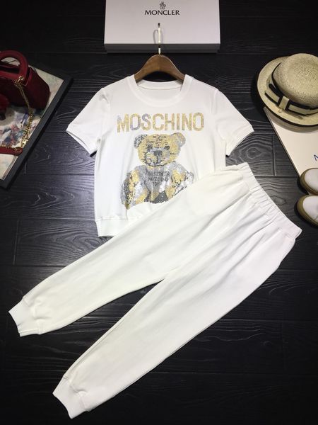 women two piece sets new fashion women tracksuits casual short sleeve t-shirts pants jogger set women, White
women two piece sets new fashion women tracksuits casual short sleeve t-shirts pants jogger set women, White