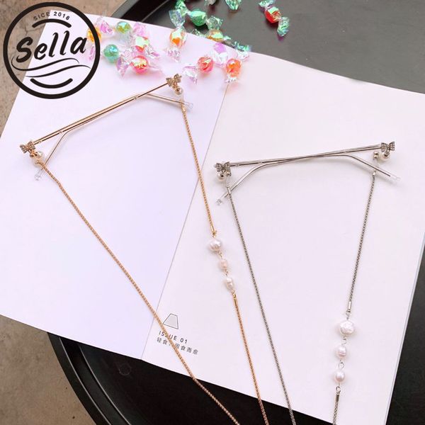 sella ins fashion rhinestone rosette decorative glasses frame personality no lens glasses eyewear with chain lanyard, Black
sella ins fashion rhinestone rosette decorative glasses frame personality no lens glasses eyewear with chain lanyard, Black
