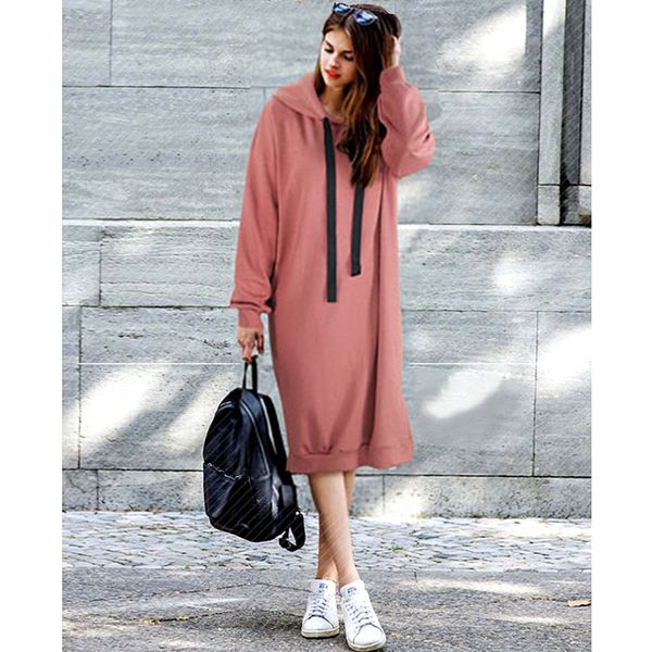 hoodies dress women 2019 autumn winter sweatshirts long sleeve hoodies outwear coat sweatshirt pullovers hoody dresses female, Black
hoodies dress women 2019 autumn winter sweatshirts long sleeve hoodies outwear coat sweatshirt pullovers hoody dresses female, Black