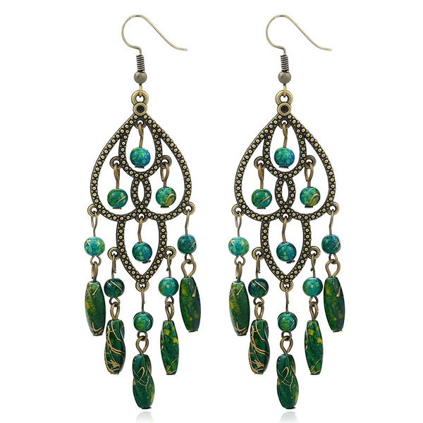 european and american fashion jewelry retro earrings, Golden