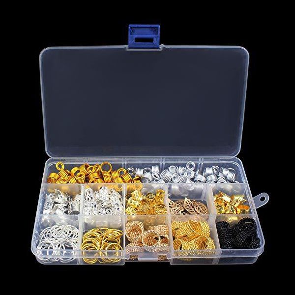 200pcs aluminum hair coil dreadlocks braided rings metal hair cuffs braiding beads mv99, Brown
200pcs aluminum hair coil dreadlocks braided rings metal hair cuffs braiding beads mv99, Brown