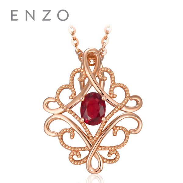 enzo real 18k yellow gold au750 round pendants for women ruby cute christmas jewelry, Silver
enzo real 18k yellow gold au750 round pendants for women ruby cute christmas jewelry, Silver