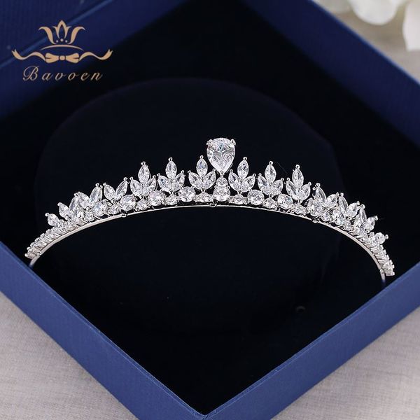 bavoen sparkling zircon wedding dress hair accessories silver brides crowns tiaras plated crystal hairbands evening hair jewelry t190620, Golden;white
bavoen sparkling zircon wedding dress hair accessories silver brides crowns tiaras plated crystal hairbands evening hair jewelry t190620, Golden;white