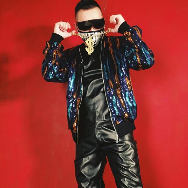 new rainbow sequin baseball jacket men coats hairdresser hip hop nightclub bar male singer dj ds fashion stage costume m-5xl, Black;brown
new rainbow sequin baseball jacket men coats hairdresser hip hop nightclub bar male singer dj ds fashion stage costume m-5xl, Black;brown
