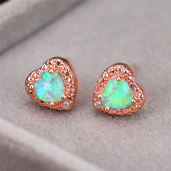 cute female blue pink green opal stone earrings charm rose gold stud earrings for women elegant small heart wedding, Golden;silver
cute female blue pink green opal stone earrings charm rose gold stud earrings for women elegant small heart wedding, Golden;silver
