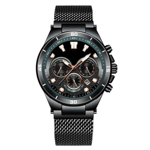 multifunctional army watch clock stainless steel strap luxury business men sport watch waterproof quartz watches, Slivery;brown
multifunctional army watch clock stainless steel strap luxury business men sport watch waterproof quartz watches, Slivery;brown