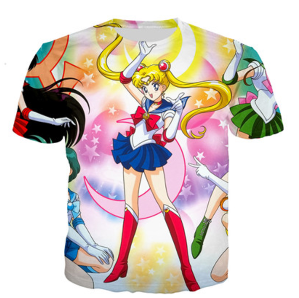 2019 fashion anime cartoon sailor moon digital men women 3d printing t shirt fashion summer short sleeve hip hop style q957, White;black
2019 fashion anime cartoon sailor moon digital men women 3d printing t shirt fashion summer short sleeve hip hop style q957, White;black