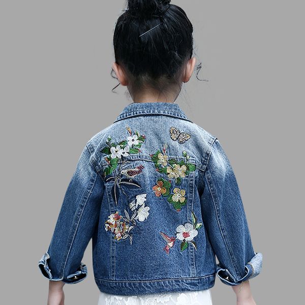 girls denim jackets coats long sleeves flower embroidery denim jacket spring fall children outwear kids coat 6 8 10 12 14, Blue;gray
girls denim jackets coats long sleeves flower embroidery denim jacket spring fall children outwear kids coat 6 8 10 12 14, Blue;gray