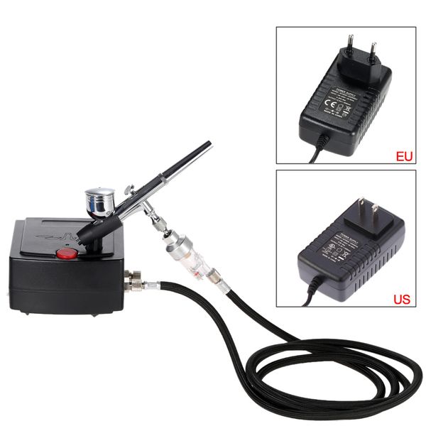 100-240v dual action airbrush spray gun air compressor kit gravity feed for art painting craft cake air brush nail tool set
100-240v dual action airbrush spray gun air compressor kit gravity feed for art painting craft cake air brush nail tool set