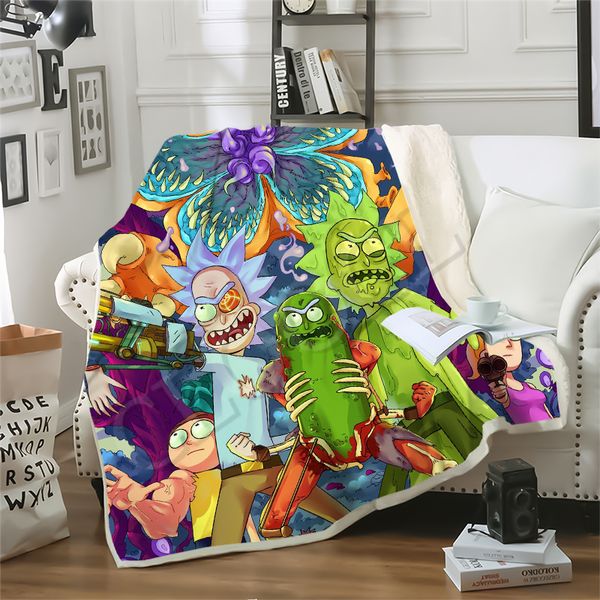 anime rick and morty 3d printed double layer blankets sofa travel throw blanket boy girl bedding plush quilt cute style
anime rick and morty 3d printed double layer blankets sofa travel throw blanket boy girl bedding plush quilt cute style