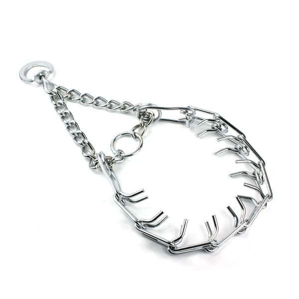 dog training steel chrome plated prong collar pinch collar for dogs correction training collar pet supplies
dog training steel chrome plated prong collar pinch collar for dogs correction training collar pet supplies