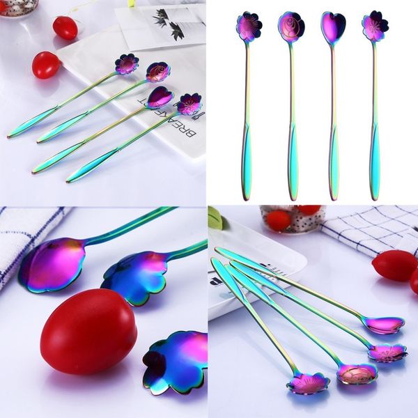 gilded colorful petal spoon handle spoons ice cream drinking tools kitchen gadget stainless steel teaspoons tableware wholesale
gilded colorful petal spoon handle spoons ice cream drinking tools kitchen gadget stainless steel teaspoons tableware wholesale