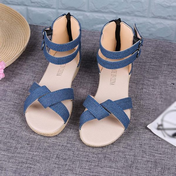 sagace new brand summer women sandals flat shoes peep-toe sandalias roman sandals casual flip flops footwear 2019 dropship 12, Black