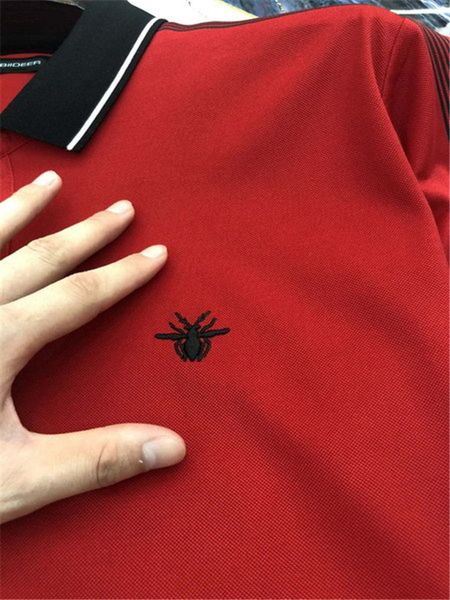 mens bee polos designer polo shirts solid color men red color polos animal embroidery button men clothes, White;black
mens bee polos designer polo shirts solid color men red color polos animal embroidery button men clothes, White;black
