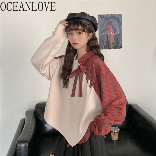 oceanlove плед 2020 spring бинты женщины блузы student поддельные две пьесы bow blusas вскользь kawaii моды рубашки 15168, White
oceanlove плед 2020 spring бинты женщины блузы student поддельные две пьесы bow blusas вскользь kawaii моды рубашки 15168, White