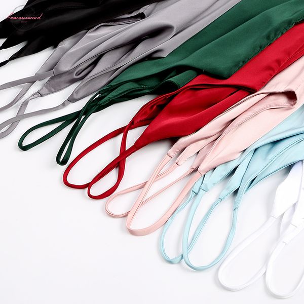 spaghetti strap women halter v neck basic white cami sleeveless satin silk tank womens summer 2020 plus size
spaghetti strap women halter v neck basic white cami sleeveless satin silk tank womens summer 2020 plus size