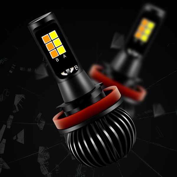 x5 factory direct car led front fog light highlights far and near yellow white light two-color led modified headlights h3h11h4
x5 factory direct car led front fog light highlights far and near yellow white light two-color led modified headlights h3h11h4