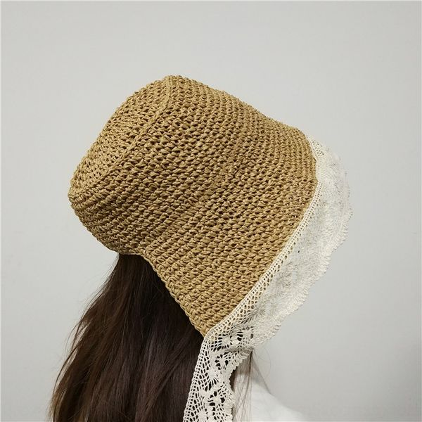 summer women travel homemade lace handmade straw lace straw hat bell-shaped sun hat, Blue;gray
summer women travel homemade lace handmade straw lace straw hat bell-shaped sun hat, Blue;gray