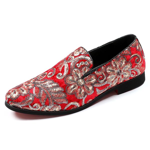 england fashion mens breathable party nightclub dress velvet leather shoes young gentleman slip-on lazy shoe embroidery loafers, Black
england fashion mens breathable party nightclub dress velvet leather shoes young gentleman slip-on lazy shoe embroidery loafers, Black