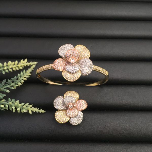 lanyika fashion jewelr luxury stylish trendy calla lily micro plated party romantic bangle with ring banquet daily gift, Silver
lanyika fashion jewelr luxury stylish trendy calla lily micro plated party romantic bangle with ring banquet daily gift, Silver