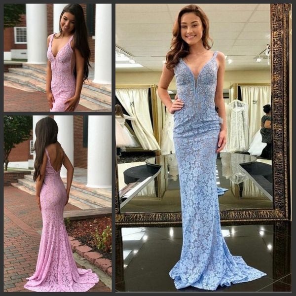 simple lace prom dresses 2019 v neck women party gown backless floor length elegant formal mermaid dresses ing, Black
simple lace prom dresses 2019 v neck women party gown backless floor length elegant formal mermaid dresses ing, Black