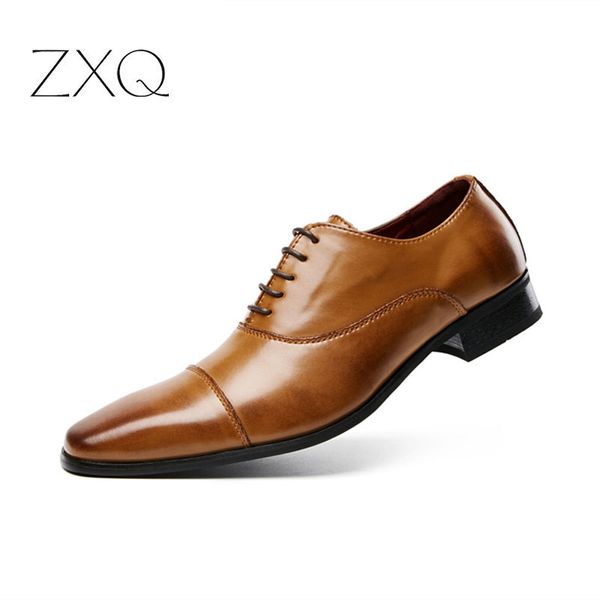 2019 business new fashion men dress shoes leather men wedding oxford shoes lace-up office suit men's casual formal, Black
2019 business new fashion men dress shoes leather men wedding oxford shoes lace-up office suit men's casual formal, Black