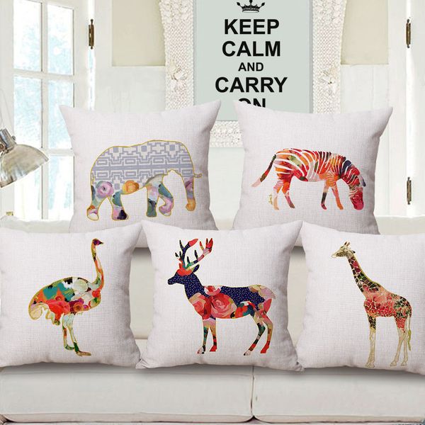 concise animal coloured drawing or pattern hold cotton pillow case home furnishing sofa by pillow case
concise animal coloured drawing or pattern hold cotton pillow case home furnishing sofa by pillow case