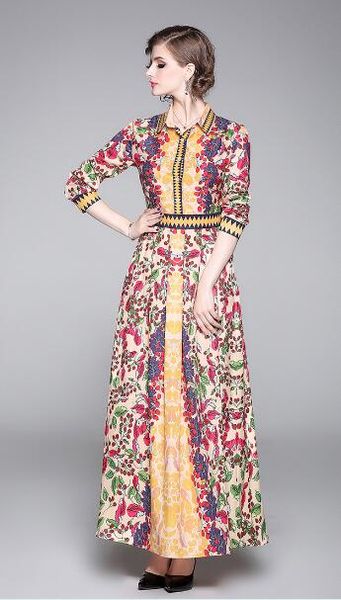 fashion flower european and american waist show thin lady long skirt spring new dress, White;black
fashion flower european and american waist show thin lady long skirt spring new dress, White;black