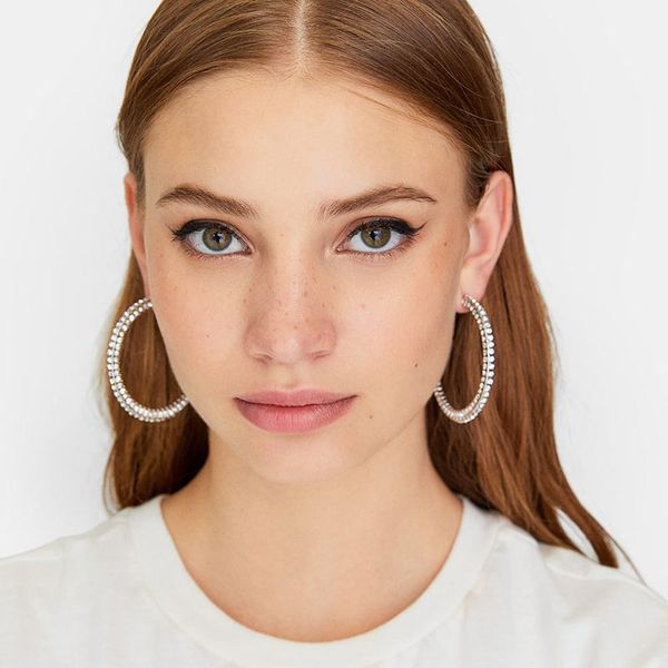 flatfoosie 2019 crystal big circles hoop earrings for women ashion silver color jewelry trendy big round circle earrings jewelry, Golden;silver
flatfoosie 2019 crystal big circles hoop earrings for women ashion silver color jewelry trendy big round circle earrings jewelry, Golden;silver