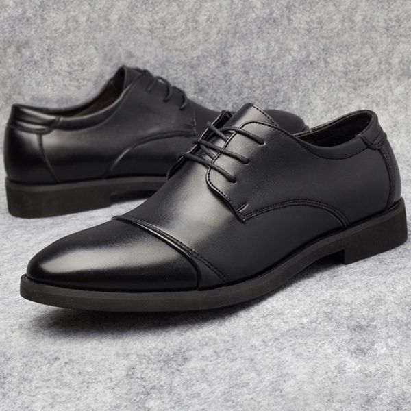 new 2020 business dress men formal shoes wedding pointed toe fashion pu leather shoes flats oxford for men, Black
new 2020 business dress men formal shoes wedding pointed toe fashion pu leather shoes flats oxford for men, Black