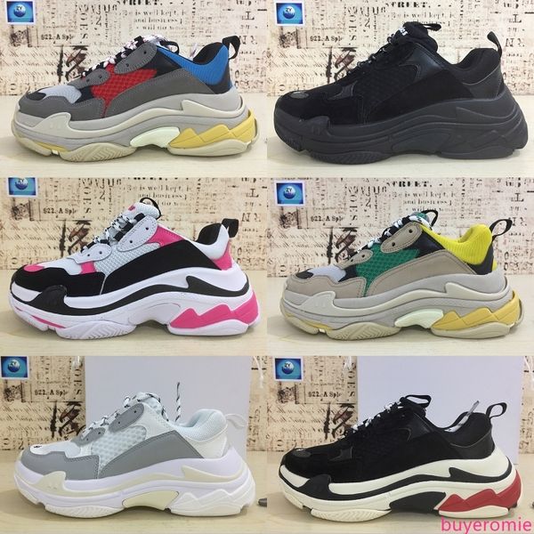 designer paris 17fw triple s fashion sneakers men women black white leather casual flat shoes tennis luxury flange shoe
designer paris 17fw triple s fashion sneakers men women black white leather casual flat shoes tennis luxury flange shoe