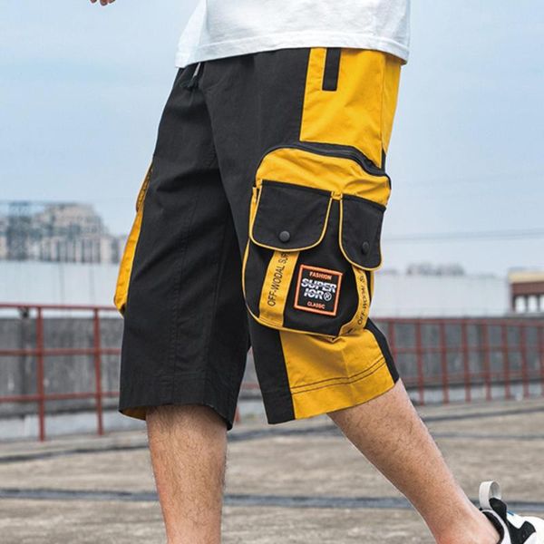 big pocket cargo shorts men hip hop summer streetwear letter print 2020 fashion knee length short pants joggers mens clothing, White;black
big pocket cargo shorts men hip hop summer streetwear letter print 2020 fashion knee length short pants joggers mens clothing, White;black