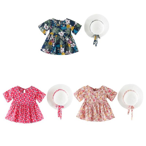 girls dress with hat baby girls dress sets kids floral pattern dresses casual sleeveless tutu sundress with hat, Red;yellow
girls dress with hat baby girls dress sets kids floral pattern dresses casual sleeveless tutu sundress with hat, Red;yellow