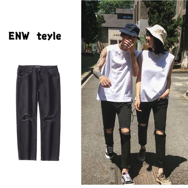 black ripped jeans men's slim fashion washed retro casual hole jeans pants men streetwear wild hip hop denim trousers mens, Blue
black ripped jeans men's slim fashion washed retro casual hole jeans pants men streetwear wild hip hop denim trousers mens, Blue