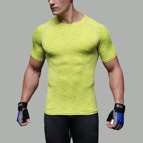 rts04 men fitness short sleeve running sports t shirt quick dry muscle bodybuilding gym compression tights shirt, Black;blue
rts04 men fitness short sleeve running sports t shirt quick dry muscle bodybuilding gym compression tights shirt, Black;blue