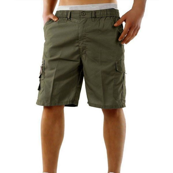 cysincos 2020 new cotton men's loose fit casual elastic waist multi pocket cargo fashion street style soild breathable shorts, White;black
cysincos 2020 new cotton men's loose fit casual elastic waist multi pocket cargo fashion street style soild breathable shorts, White;black