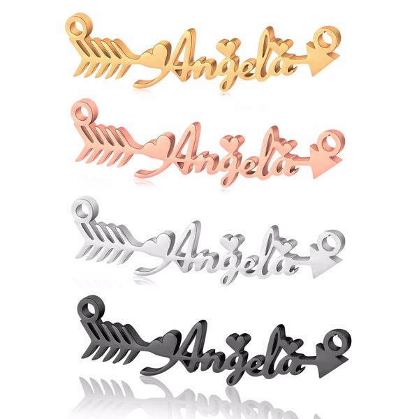 customized name women choker necklace fashion arrow with name stainless steel gift personalized names pendant dropship jewelry, Golden;silver
customized name women choker necklace fashion arrow with name stainless steel gift personalized names pendant dropship jewelry, Golden;silver