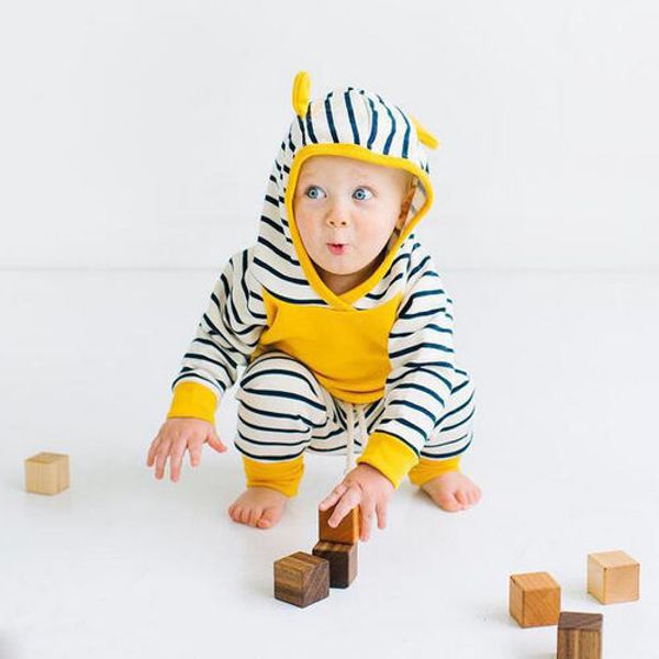 newborn baby boys girls romper hooded sweatshirt pants zebra striped long sleeve hoodie infant kids fall clothes clohting sers, White
newborn baby boys girls romper hooded sweatshirt pants zebra striped long sleeve hoodie infant kids fall clothes clohting sers, White