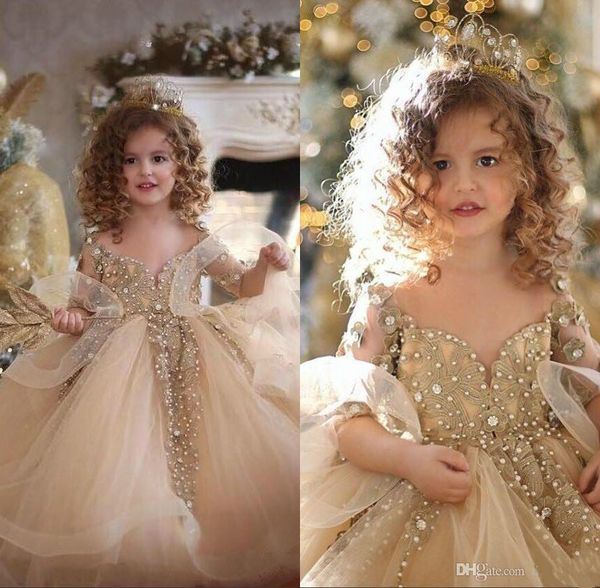 champagne ball gown flower girl dresses v neck long sleeves appliqued ruffle pearl beaded girl pageant gowns custom made birthday gown, White;blue
champagne ball gown flower girl dresses v neck long sleeves appliqued ruffle pearl beaded girl pageant gowns custom made birthday gown, White;blue